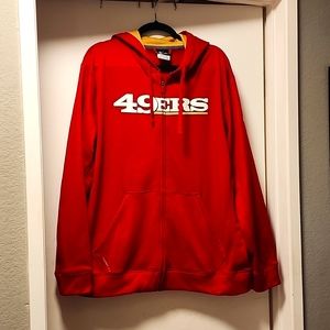 FOOTBALL SEASON IS HERE 49ers Nike Therma-Fit full zipper jacket